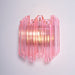 Pink Palermo Glass Wall Lamp Vakkerlight