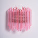 Pink Palermo Glass Wall Lamp Vakkerlight