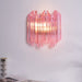 Pink Palermo Glass Wall Lamp Vakkerlight