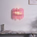 Pink Palermo Glass Wall Lamp Vakkerlight