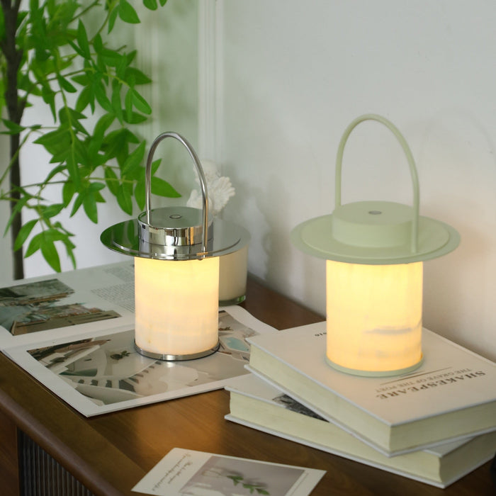 Pod Portable Rechargeable Alabaster Table Lamp Vakkerlight