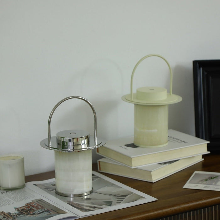 Pod Portable Rechargeable Alabaster Table Lamp Vakkerlight