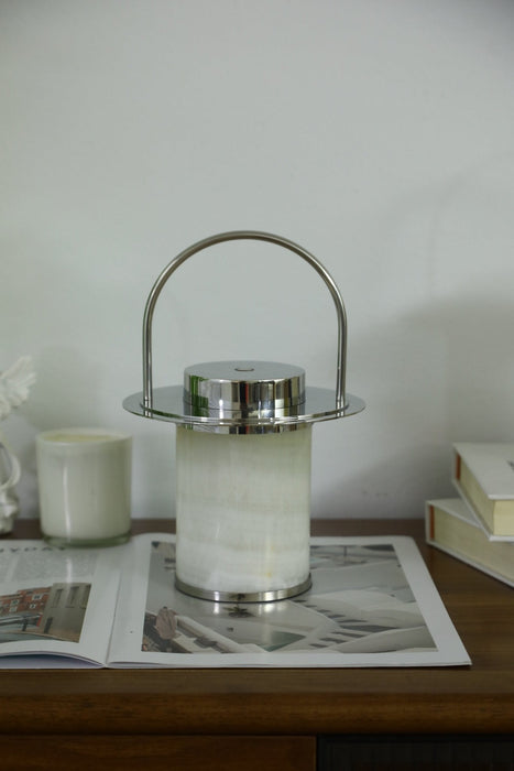 Pod Portable Rechargeable Alabaster Table Lamp Vakkerlight
