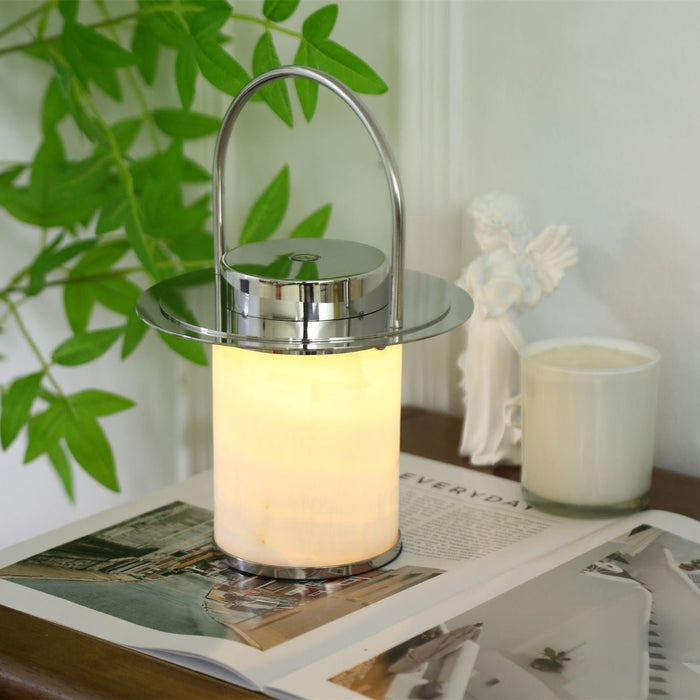 Pod Portable Rechargeable Alabaster Table Lamp Vakkerlight