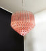 Prism Pink Glass Chandelier Vakkerlight