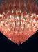 Prism Pink Glass Chandelier Vakkerlight