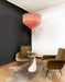 Prism Pink Glass Chandelier Vakkerlight