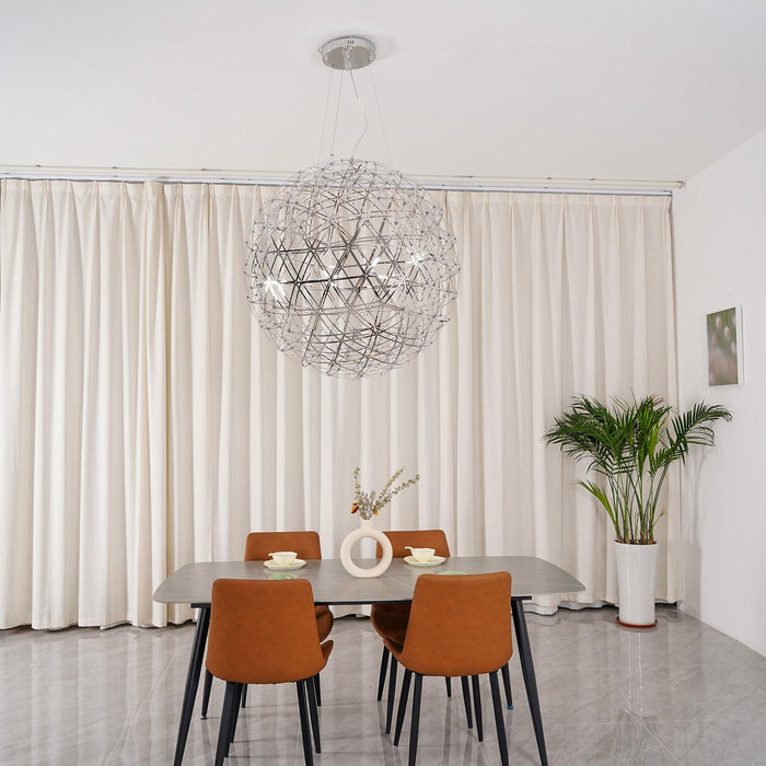 Silver Spark Ball Pendant Light Vakkerlight
