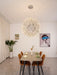 Silver Spark Ball Pendant Light Vakkerlight