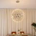 Silver Spark Ball Pendant Light Vakkerlight