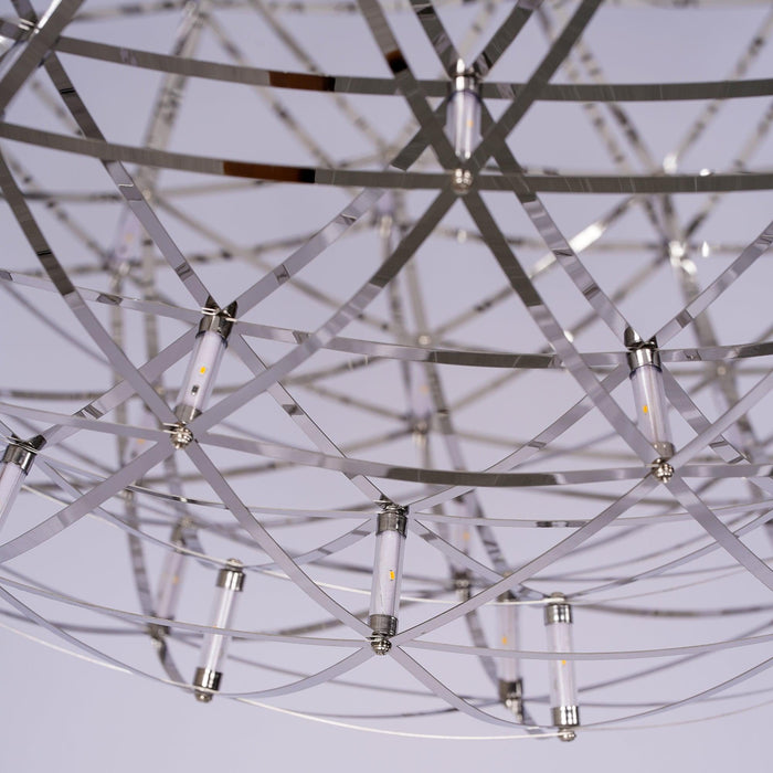 Silver Spark Ball Pendant Light Vakkerlight