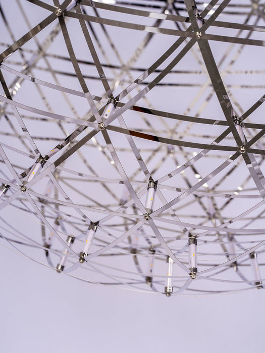 Silver Spark Ball Pendant Light Vakkerlight