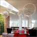Silver Spark Ball Pendant Light Vakkerlight