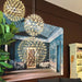Silver Spark Ball Pendant Light Vakkerlight