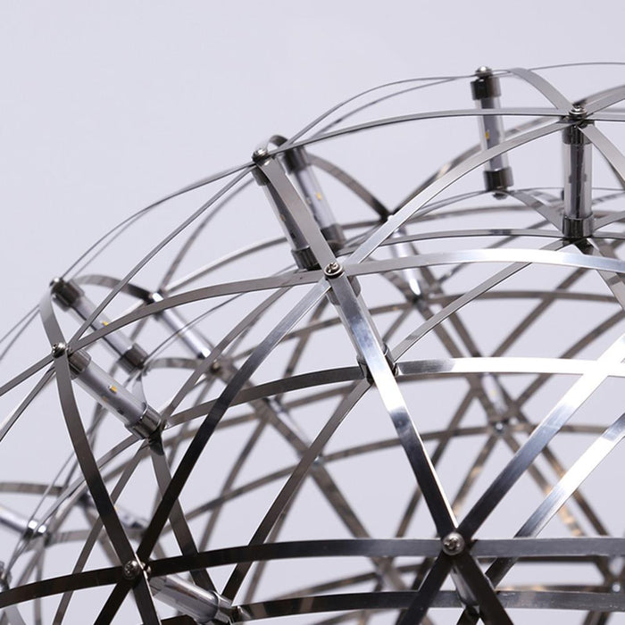 Silver Spark Ball Pendant Light Vakkerlight