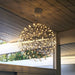 Silver Spark Ball Pendant Light Vakkerlight
