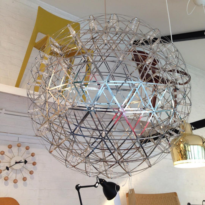 Silver Spark Ball Pendant Light Vakkerlight