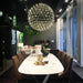 Silver Spark Ball Pendant Light Vakkerlight
