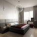 Silver Spark Ball Pendant Light Vakkerlight