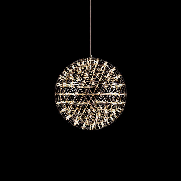 Silver Spark Ball Pendant Light Vakkerlight
