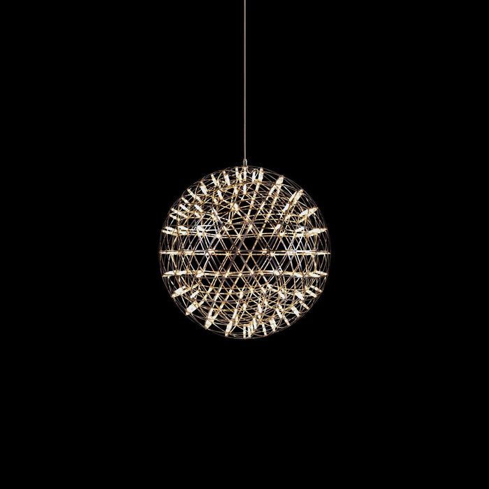 Silver Spark Ball Pendant Light Vakkerlight