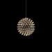 Silver Spark Ball Pendant Light Vakkerlight