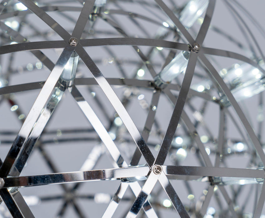 Silver Spark Ball Pendant Light Vakkerlight