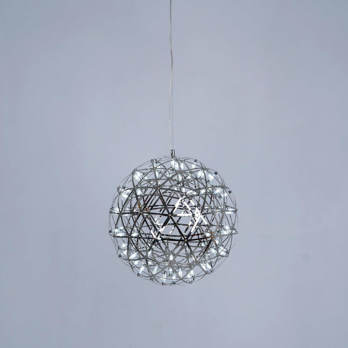 Silver Spark Ball Pendant Light Vakkerlight