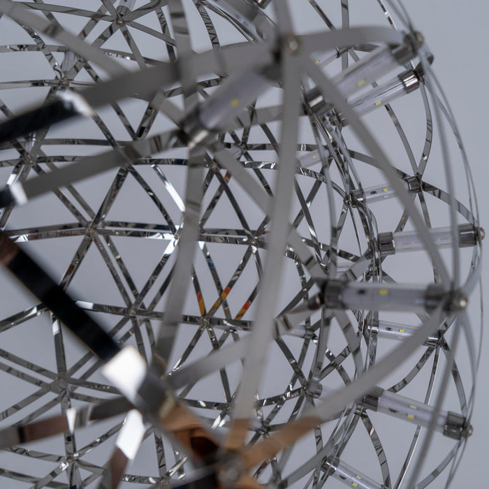Silver Spark Ball Pendant Light Vakkerlight