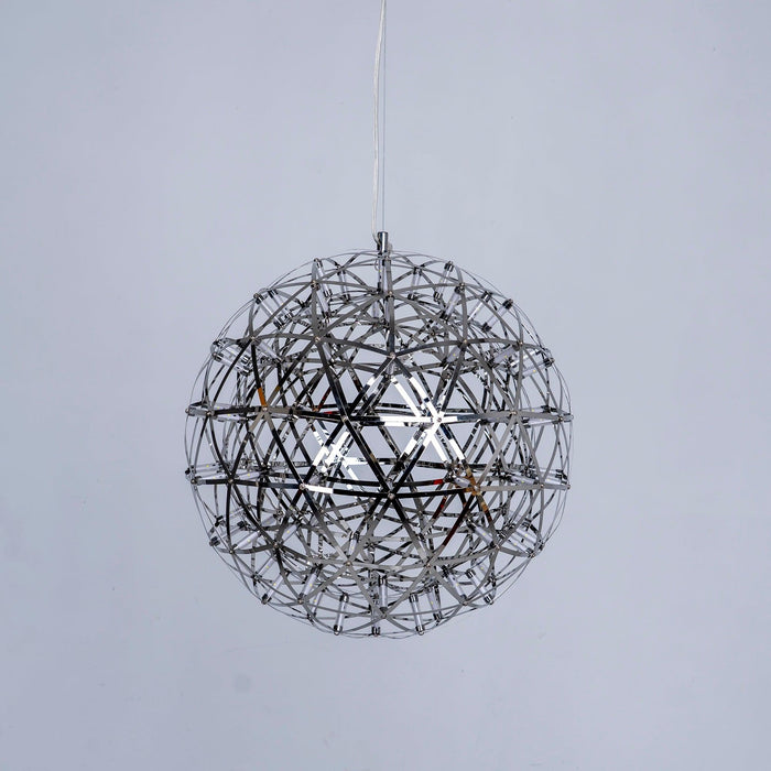 Silver Spark Ball Pendant Light Vakkerlight