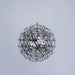 Silver Spark Ball Pendant Light Vakkerlight