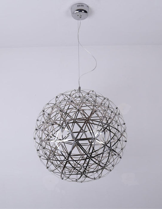 Silver Spark Ball Pendant Light Vakkerlight