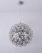 Silver Spark Ball Pendant Light Vakkerlight
