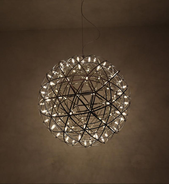Silver Spark Ball Pendant Light Vakkerlight