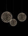 Silver Spark Ball Pendant Light Vakkerlight