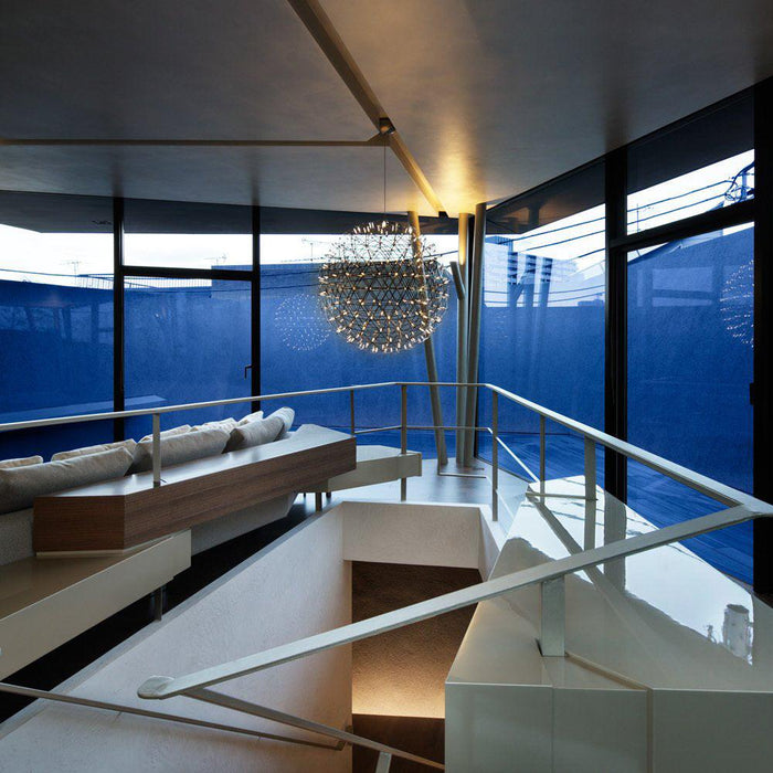 Silver Spark Ball Pendant Light Vakkerlight