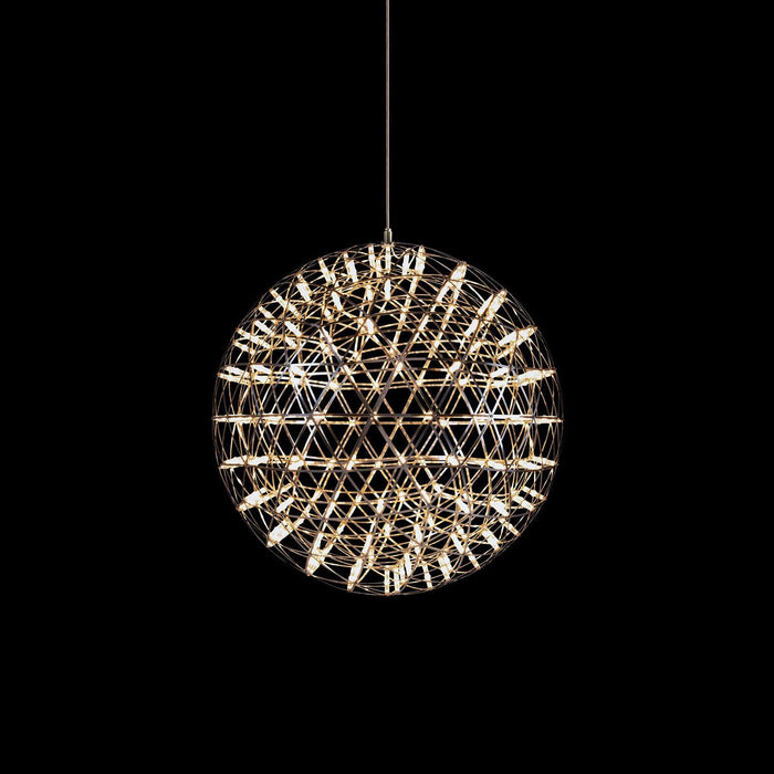 Silver Spark Ball Pendant Light Vakkerlight