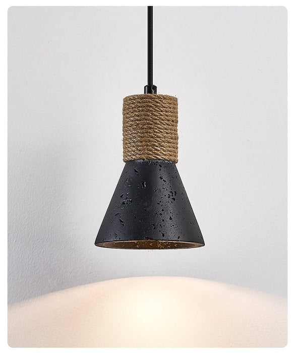 Ravena Rope Cone Pendant Lamp Vakkerlight