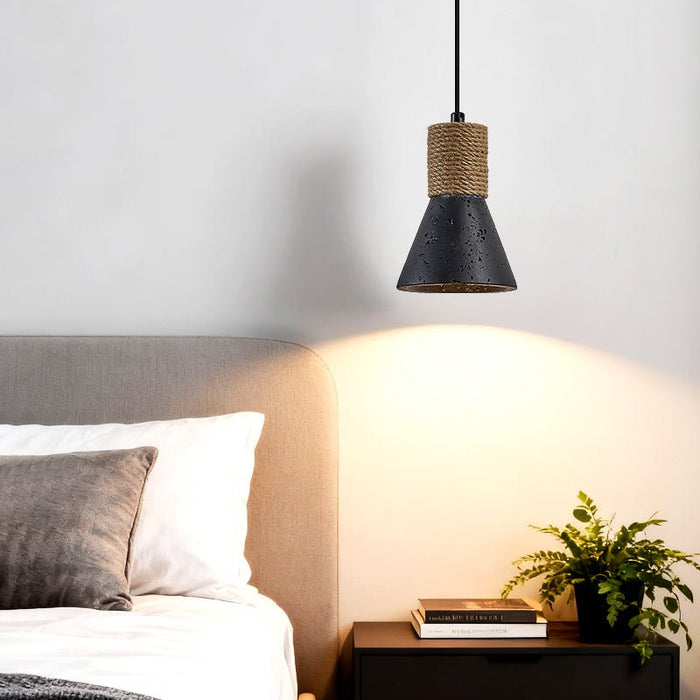 Ravena Rope Cone Pendant Lamp Vakkerlight