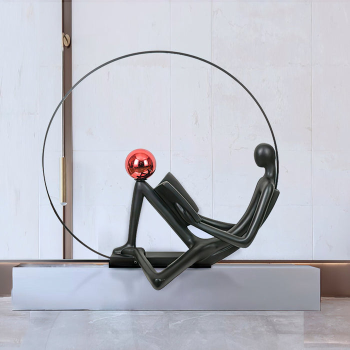 Reader Sculpture Floor Lamp Vakkerlight
