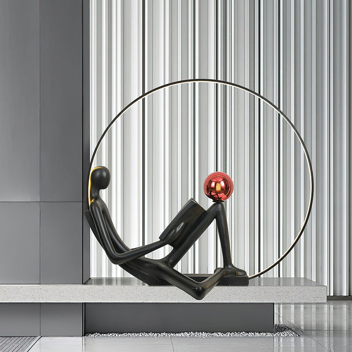Reader Sculpture Floor Lamp Vakkerlight