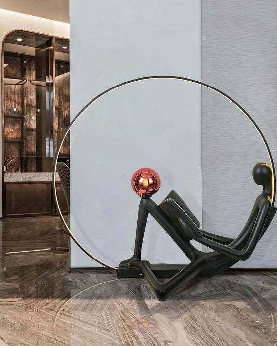 Reader Sculpture Floor Lamp Vakkerlight
