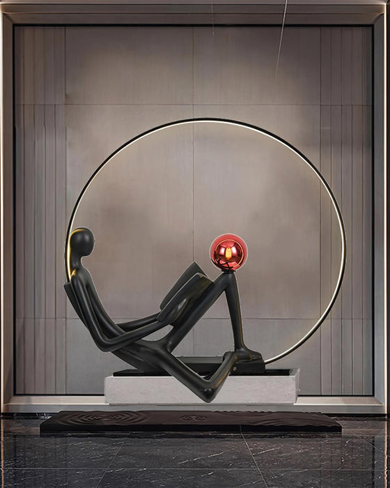 Reader Sculpture Floor Lamp Vakkerlight