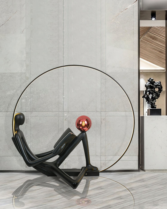 Reader Sculpture Floor Lamp Vakkerlight