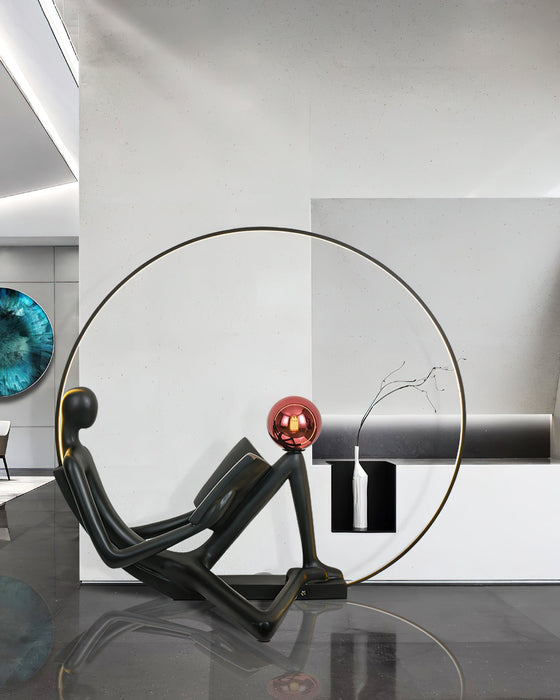 Reader Sculpture Floor Lamp Vakkerlight