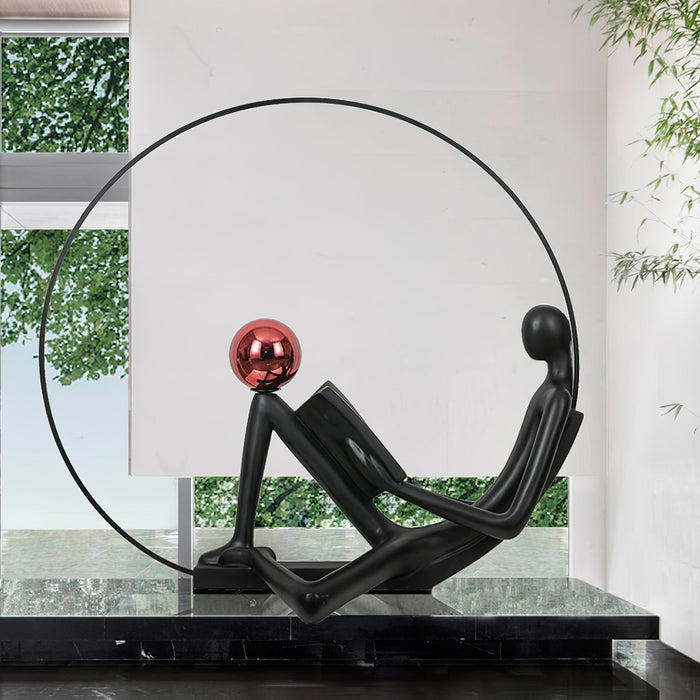 Reader Sculpture Floor Lamp Vakkerlight