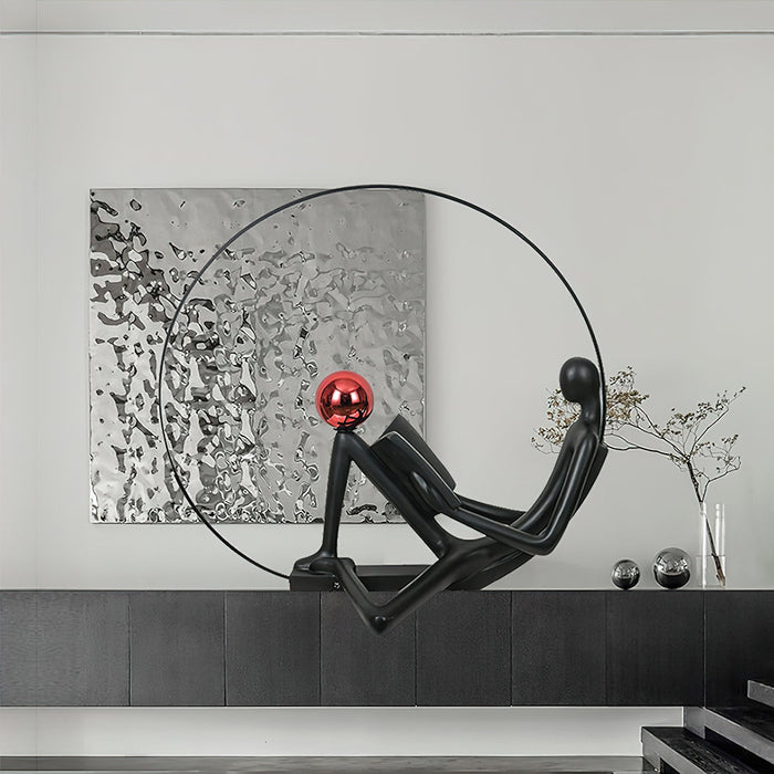 Reader Sculpture Floor Lamp Vakkerlight