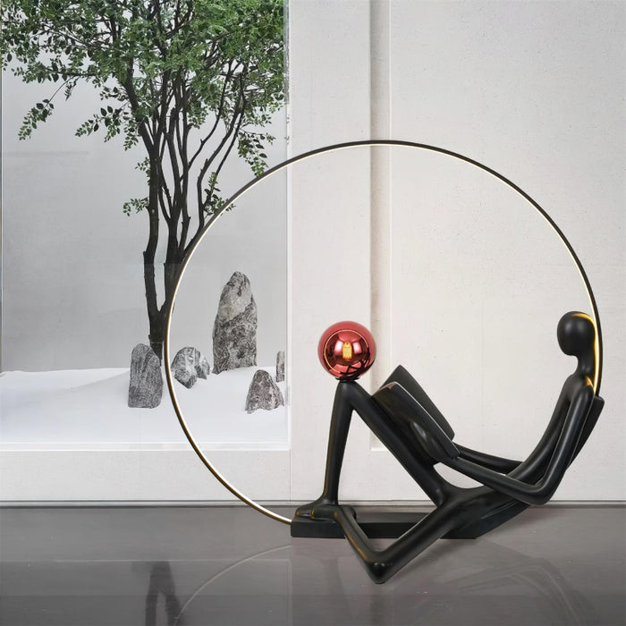 Reader Sculpture Floor Lamp Vakkerlight