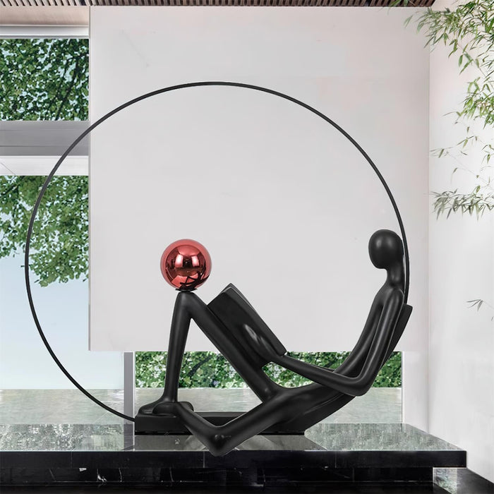 Reader Sculpture Floor Lamp Vakkerlight