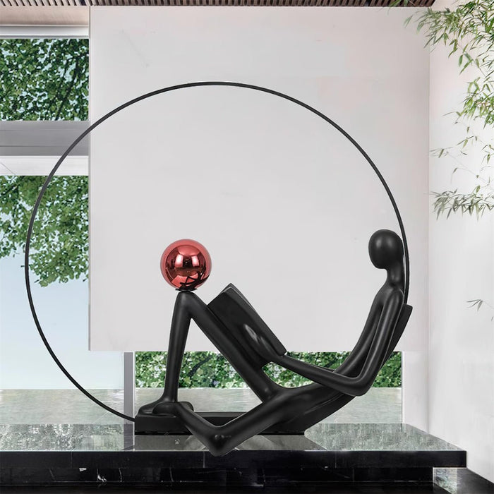 Reader Sculpture Floor Lamp Vakkerlight